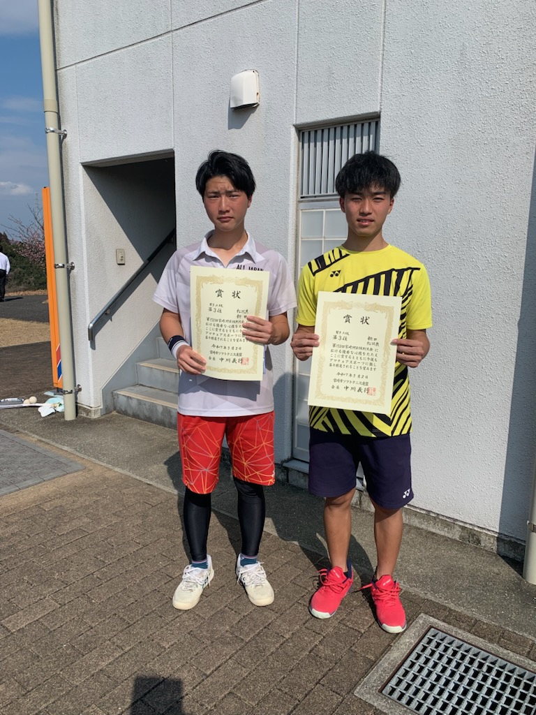 A級男子　３位 新田・松比良ペア（ＳＰＣ）