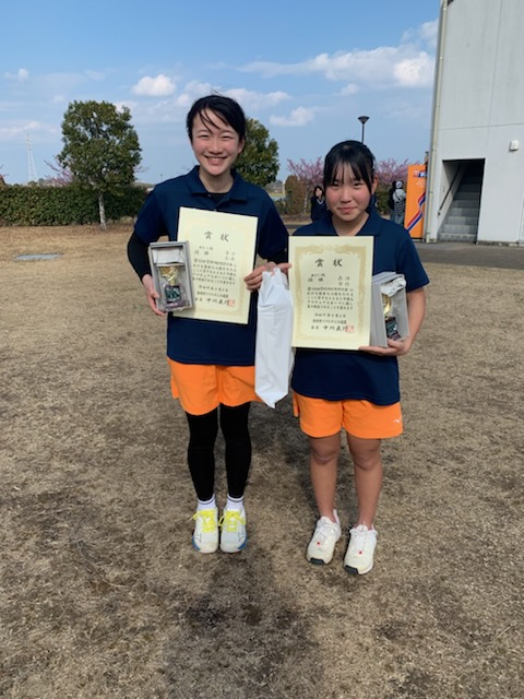 C級女子　優勝 吉行・長沼ペア【大塚中・清武中）