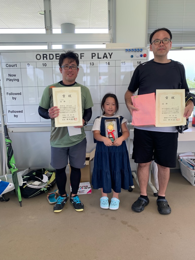 シニア45 優勝 賴泉・塩月ペア(TMC・Y'z)
