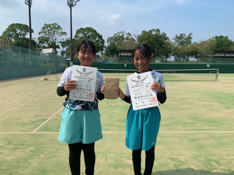 小学生A 3位 清武・松下ペア(清武ジュニア)