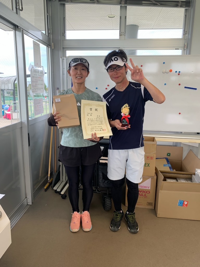 夫婦３部　優勝 桒原ペア（お好みバルりっちゃん）
