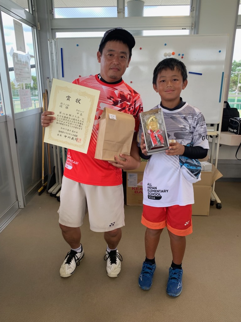 親子２部　優勝 中島ペア（宮崎ジュニア）