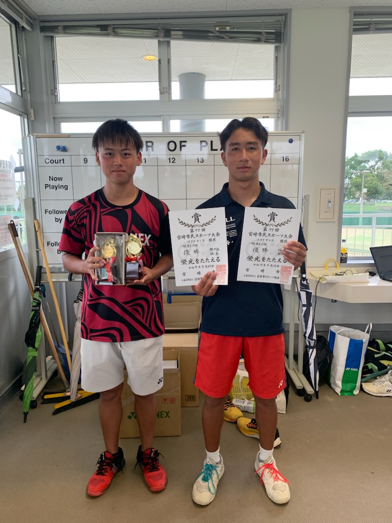一般男子A 優勝 瀬戸長・福島ペア(SPC)