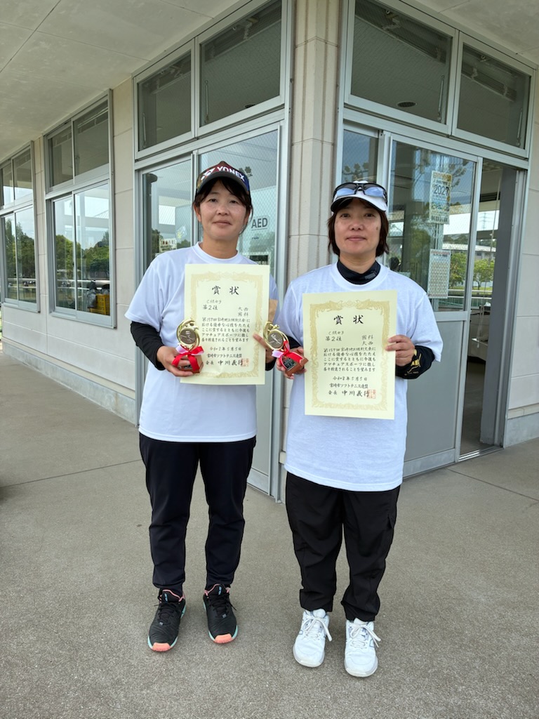 C級女子　２位 大西・國料ペア（Saturday）
