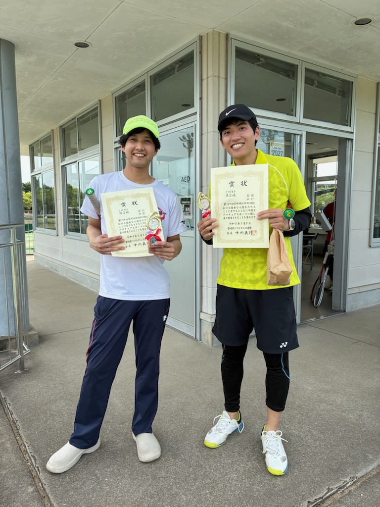 C級男子　２位 岡村・倉園ペア（宮崎ソフト）