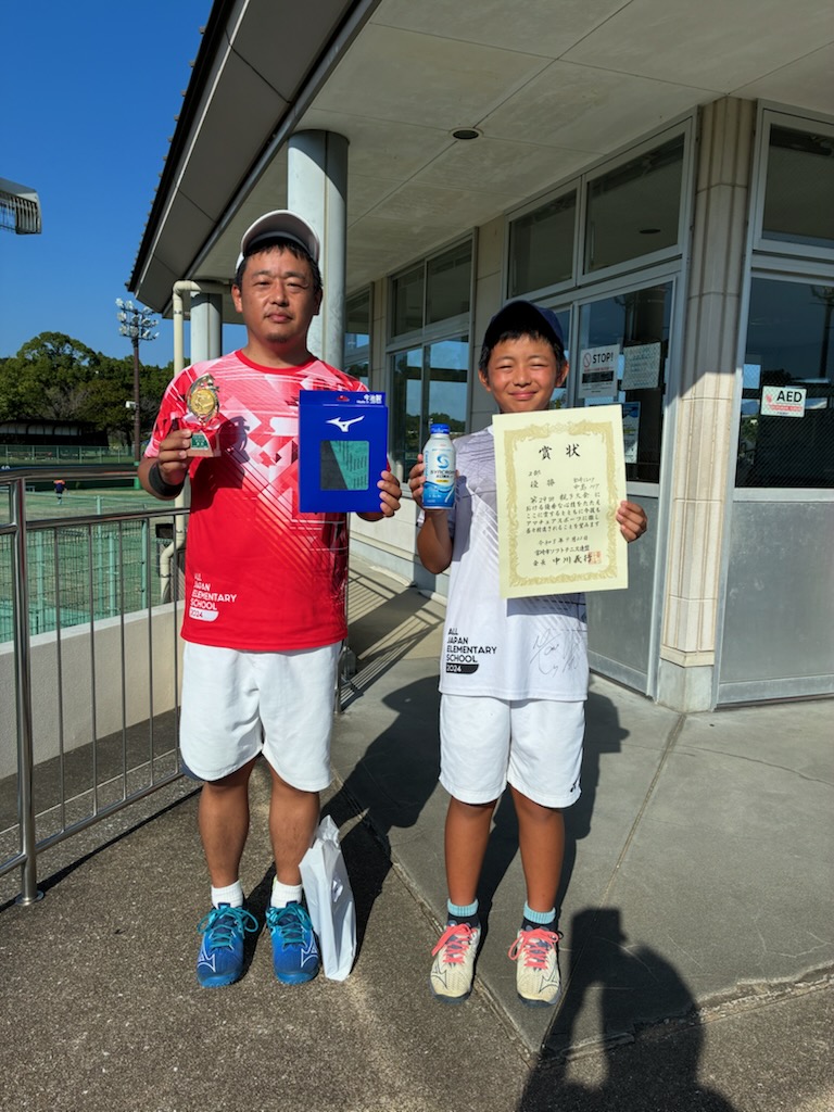 親子２部　優勝 中島ペア（宮崎ジュニア）