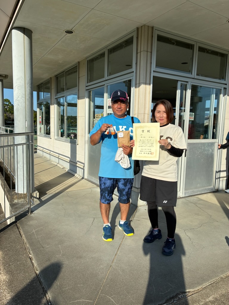 夫婦３部　３位 村橋ペア(ブルースカイ）